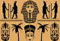 古埃及样式花纹图案 #采集大赛#