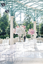 An Enchanting Romance: Moscow Wedding with Pink and Purple Florals - MODwedding : All eyes are on this Moscow wedding — one of the most dreamy fairytales we’ve ever seen! At the royal looking Villa Rotonda Deauville, this stunning bride and groom got the 