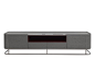 Wood veneer TV cabinet with drawers LARGO | TV cabinet by HC28 Cosmo