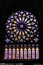 巴黎教堂天窗壁画