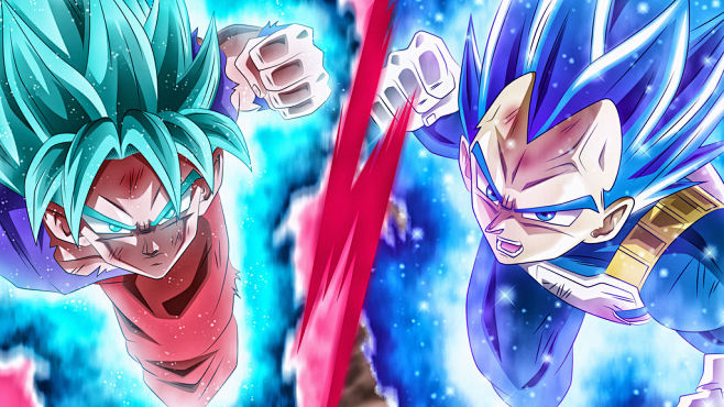 Goku Vegeta by rmehe...