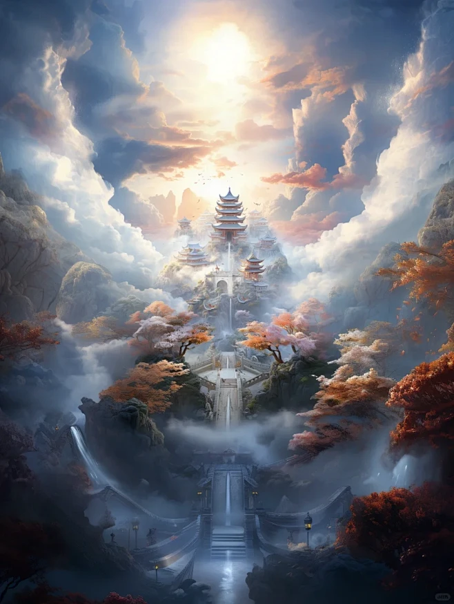 太美了吧！霄落残阳，孤锋凌绝，云顶天宫！