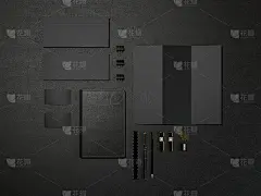 黑色品牌模型高分辨率