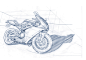 【直击设计全过程】摩托车设计专题 草图篇（二） Rieju RS3 by Mark Wells——欢迎加入工业设计手绘交流群 44273244