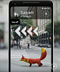 google reveals guiding fox in revised augmented reality maps app