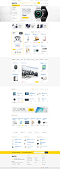 #电商首页#Electro - Electronics eCommerce PSD