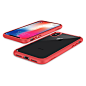 Amazon.com: Spigen Ultra Hybrid iPhone X Case with Air Cushion Technology and Hybrid Drop Protection for Apple iPhone X (2017) - Red: Cell Phones & Accessories