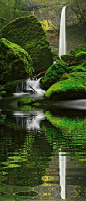 Elowah Falls, Oregon   #自然景观#