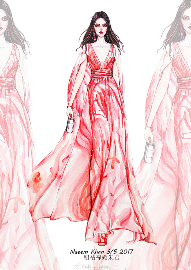 #嬛朱君水彩# | Naeem Khan...