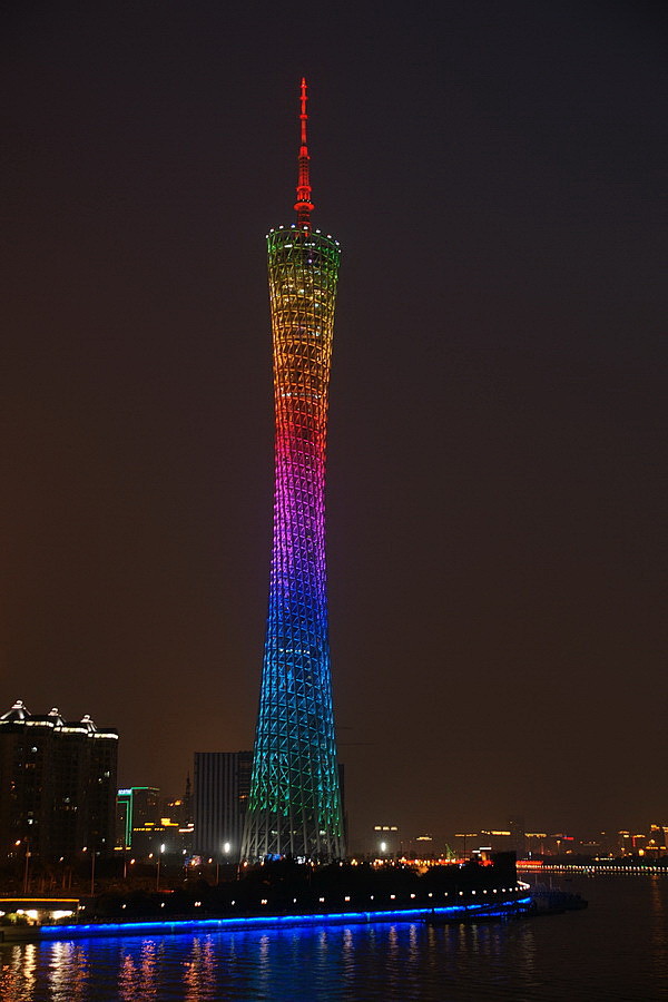 珠江夜景广州塔