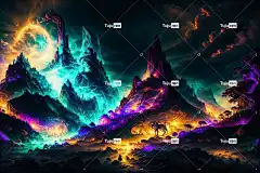 幻想 人们 神秘主义 作曲 童话 艺术 抽象的 情绪 黑暗的