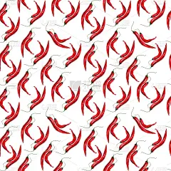 漂亮的水彩手画蔬菜无缝图案