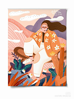 冰淇淋L采集到人物插画