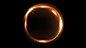 在金子颜色的抽象转动的霓虹圈子。 发光环。 太空隧道。 led彩色椭圆。 3d插图  空洞。 发光门户。 热球。 闪烁的旋转。