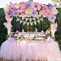 美国纱派对桌围tutu纱婚礼签到甜品台装饰生日派对桌裙布置道具