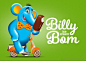 Billy Bom 冰淇淋调皮卡通小象动物品牌包装设计品牌形象设计6