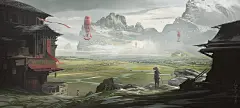 场景概念_画集编号:218_游戏CG、手绘插画、游戏原画_千画网588art.com