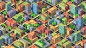Low poly city.