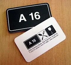 16款国外餐厅名片设计欣赏