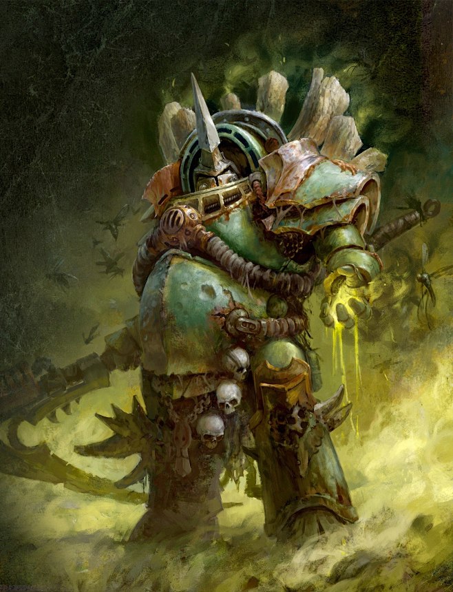 纳垢神选泰弗斯死亡守卫军团瘟疫舰队混沌领主