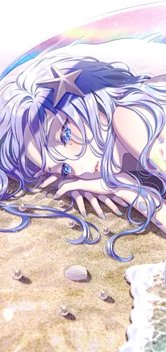 森倉円  二次元少女  
动漫壁纸  珍珠  美人鱼