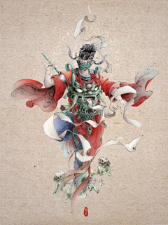 雪音今天画画了吗采集到国风插画