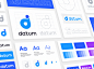 Datum – Brand Identity : Here are some visual brand identity assets we designed for Datum – decentralized data storage.

We usually use Fibanachi numbers (Golden Ratio) to build the final logo grid. Sometimes we hear feedb...