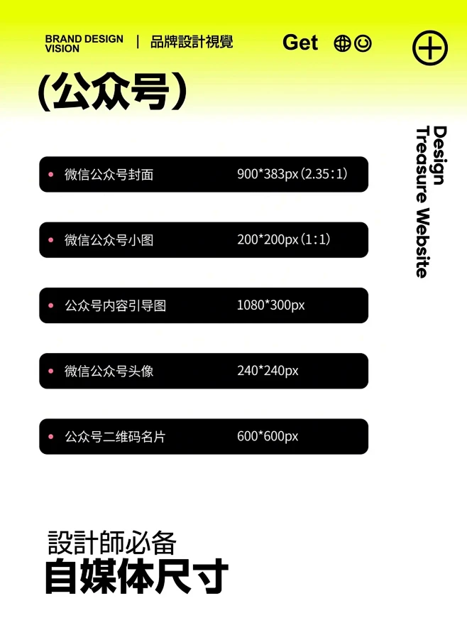 设计师必备自媒体尺寸｜设计师一定要知道！...