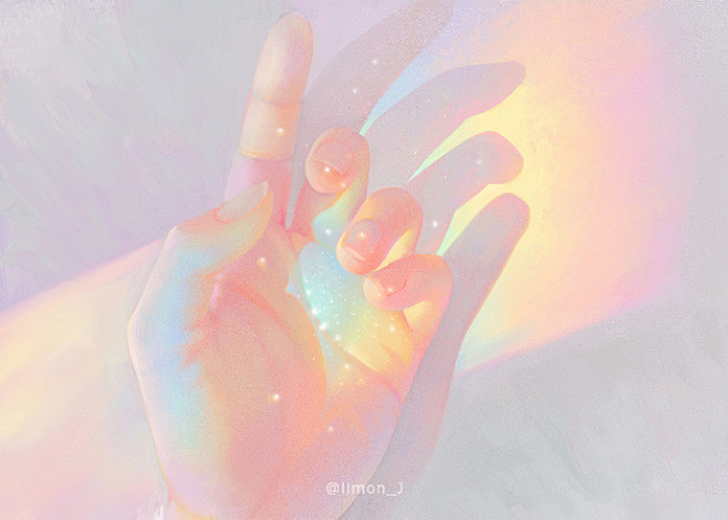 每日插画推荐超话分享一组梦幻插画，由百...
