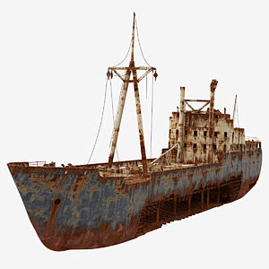 沉船沉船3D模型