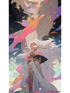 midjourney AI绘图-书中的奇幻世界 (1)