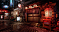 Tokyo Bar Alley, Thomas Ripoll Kobayashi : My newest project on Unreal Engine 4 I did during my spare time. It was supposed to be just a single shop at the beginning, and now it has the entire street. Most of the textures were made with Substance Painter