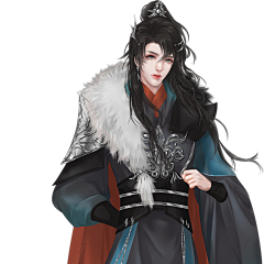 自此月长悬采集到人物免扣【现代 二次元 古风 Q版】