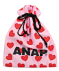 ANAP(アナップ)のANAP ﾛｺﾞﾌﾟﾘﾝﾄ巾着(その他小物)|ベビーピンク