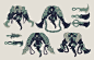 Ouroboros WIP, Ian Su : A bunch of character designs for a project I'm currently developing