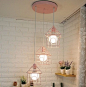 现代简约田园小房子餐厅吊灯 美式创意led咖啡厅吧台阳台灯具包邮-淘宝网