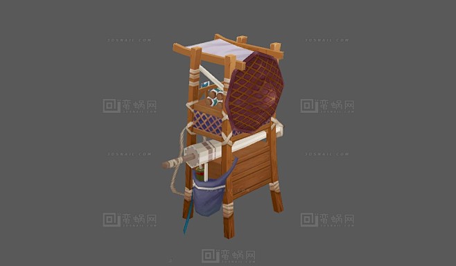 赶考书生行囊，背包，背囊，书生背篓，卷轴，雨伞，斗笠 - 装备/饰品 蛮蜗网