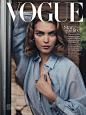 美国超模 Arizona Muse 登上 澳大利亚版 Vogue 封面