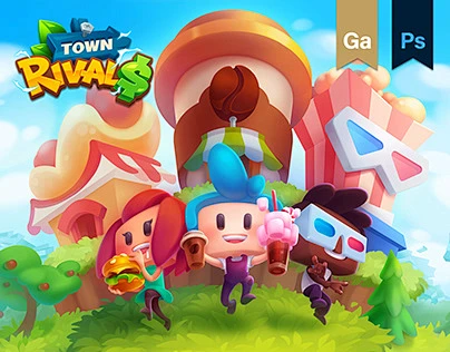 Town Rivals Project-花瓣网