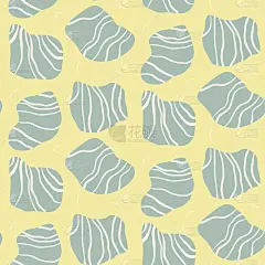 无缝背景性别中性模式。异想天开的极简土色调。儿童托儿所墙纸或波西米亚卡通空间时尚全印。