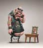 Characters on the Behance Network