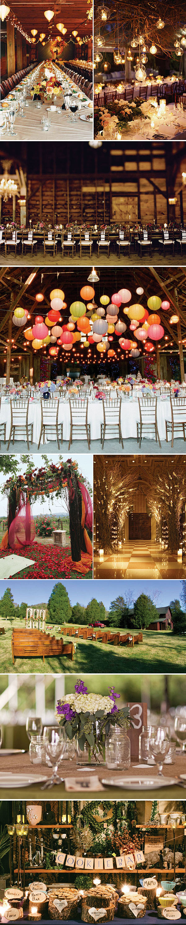 rustic wedding decor...