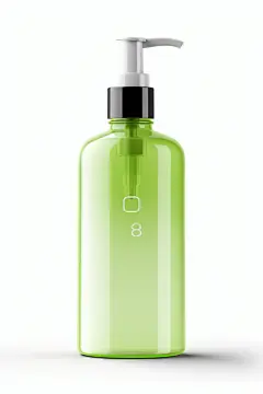 按压瓶沐浴露瓶型样机效果图