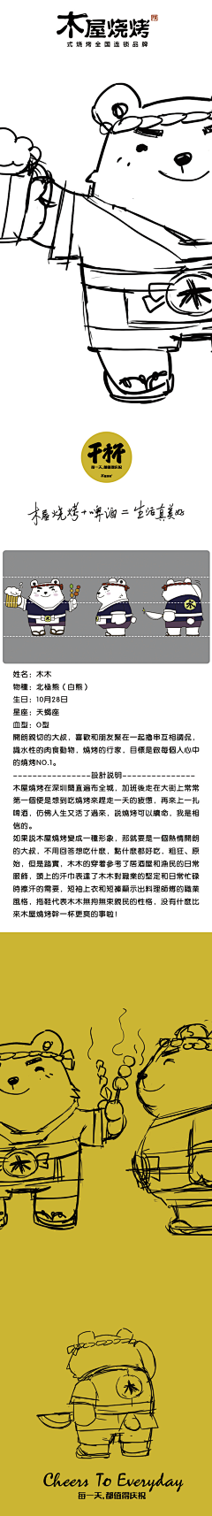 eieisi采集到木屋烧烤卡通吉祥物形象征集大赛——萌物征集