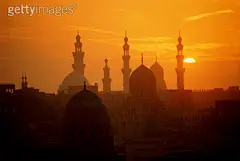 旅行,旅游目的地,宗教,大城市,首都_268057-002_Egypt, Cairo, Sultan Hussan Mosque at sunset_创意图片_Getty Images China