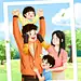 国际家庭日节日宣传插画手机海报