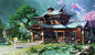 《Ares dawn》Environmental design 1, Hou Yu : objects design