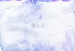 手绘蓝色背景