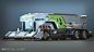 ArtStation - Strix Division Autonomous Covid-19 Truck Concept Design, Rene Mitchell - Lambert