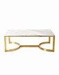 Bernhardt Marquis Marble Coffee Table